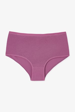 Renkli Fair Orchid 3'lü Yüksek Bel Slip Külot