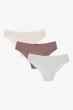 Woody Pointel 3'lü Slip Külot