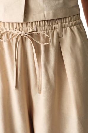 Pastel Bej Alice Pantolon