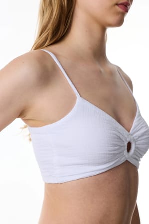 Beyaz Kio Bikini Üstü