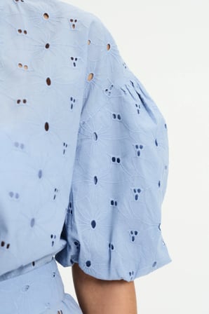 Isabel Ajur Desenli 3/4 Kollu Kimono
