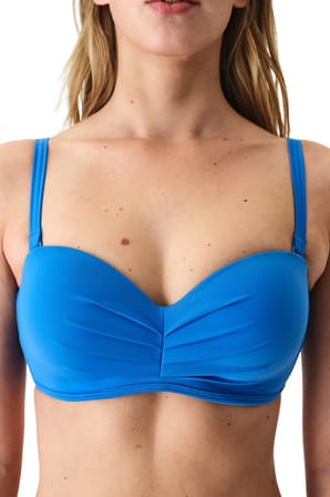 Okyanus Mavi Lotus Bikini Üstü