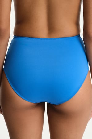 Okyanus Mavi Fashion Yüksek Bel Bikini Altı