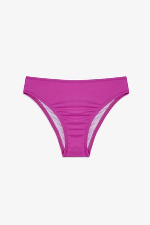 Pembe Kız Çocuk Flower Tek Omuz Bikini Takımı