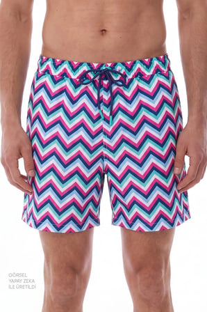 Erkek Zigzag Revival Şort
