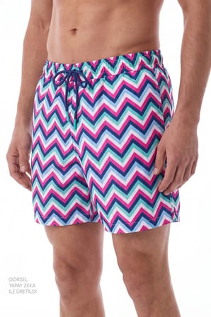 Erkek Zigzag Revival Şort