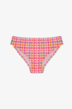 Kız Çocuk Pembe Vicky Halter Pötikare Desenli Bikini Takımı
