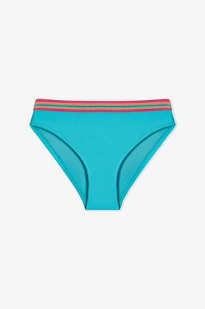 Kız Çocuk Turkuaz Island Üçgen Bikini Takımı