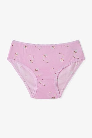 Kız Çocuk Pembe Pinksheep Kuzu Desenli 5'li Slip Külot