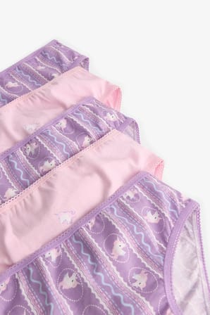 Kız Çocuk Pembe Sleepycorn Unicorn Desenli 5'li Slip Külot