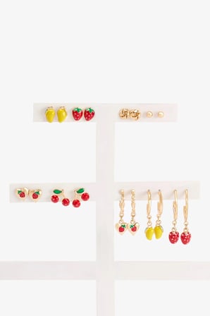 Mix Fruit Küpe Seti