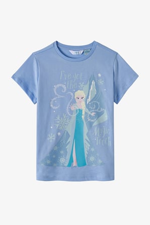 Mavi Kız Çocuk Lic Erkek Çocuk Frozen Pamuklu Pijama Takımı