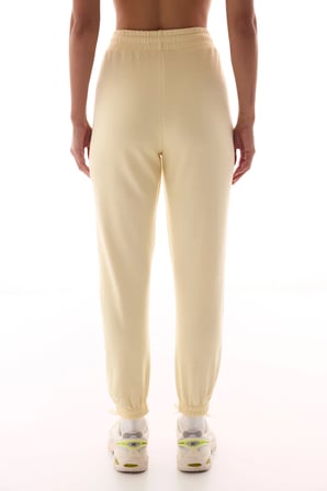 Ekru Yüksek Bel Aktif Jogger Pantolon