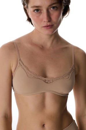 Bej Trim Mini Dantelli Sütyen