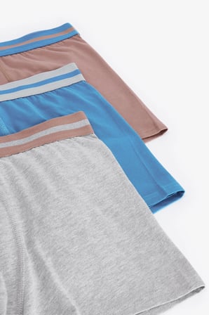 Erkek Neutral 3'lü Boxer
