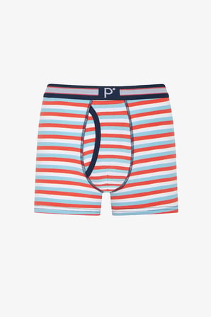 Erkek Retro Checks Çizgili 3'lü Boxer