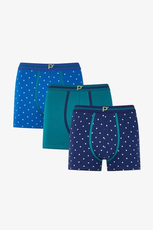 Erkek Game Top Desenli 3'lü Boxer