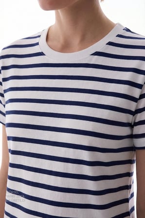 Stripe Premium Çizgili Kısa Kollu Tişört