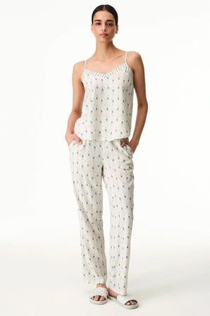 Renkli Serenity Floral Pant Pijama Altı