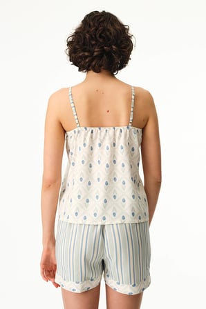 Serenity Çiçekli Atlet Pijama Üstü