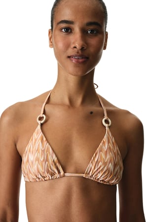 Renkli Kacie Üçgen Bikini Üstü