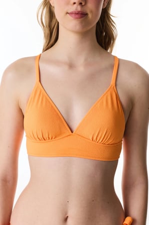 Turuncu Aisha Bralet Dokulu Bikini Üstü