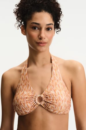 Kacie Hot Zigzag Desenli Bikini Üstü