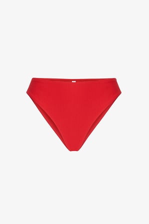 Kırmızı Astrid High Leg Slip  Bikini Altı
