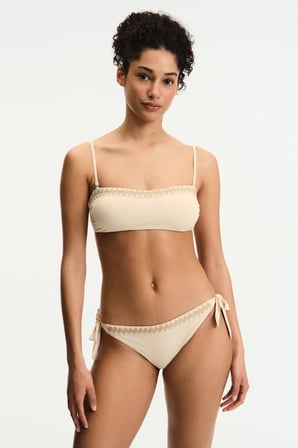 Pastel Bej Kaia Orta Bel Bikini Altı