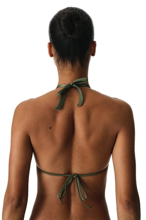 Zeytin Yeşili Marcelina Üçgen Bikini Üstü