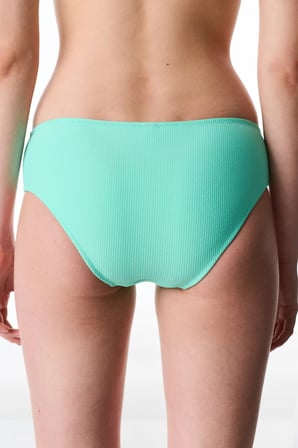 Mint Yesili Meli Dokulu Orta Bel Bikini Altı