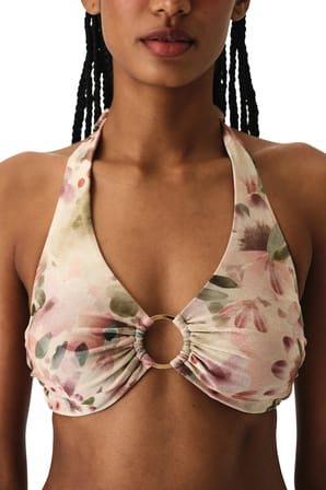 Aires Hot Çiçekli Bikini Üstü
