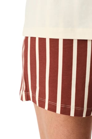 Renkli Sisterhood Pamuklu Şortlu Pijama Takımı