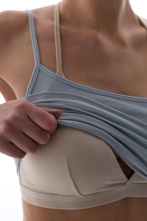 Gri Katmanlı Bisiklet Yaka Spor Üst