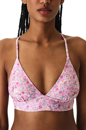 Amira Bralet Çıtır Çiçek Desenli Bikini Üstü