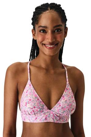 Amira Bralet Çıtır Çiçek Desenli Bikini Üstü