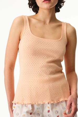 Somon Morning Time Yiyecek Desenli Şort Pijama Takımı