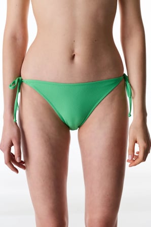 Pastel Yeşil Aida Dokulu Orta Bel Bikini Altı