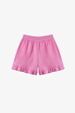 Kız Çocuk Pembe Pinky Fırfırlı Bikini Takımı