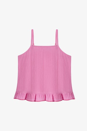 Kız Çocuk Pembe Pinky Fırfırlı Bikini Takımı