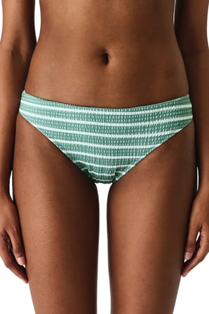 Maela Çizgili Dokulu Orta Bel Bikini Altı