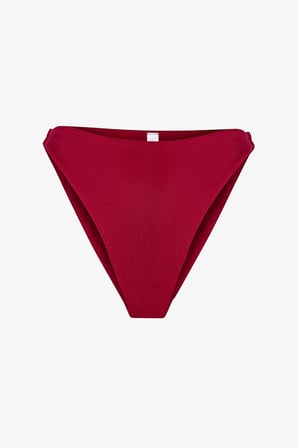 Bordo Evelyn Minimal Slip  Bikini Altı