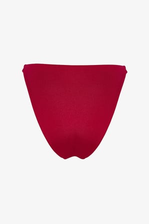Bordo Evelyn Minimal Slip  Bikini Altı