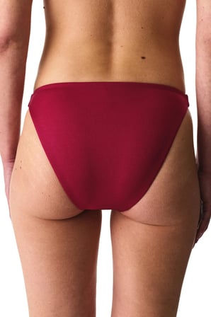 Bordo Evelyn Minimal Slip  Bikini Altı