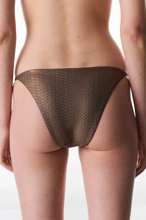 Kahverengi Are Side Bikini Altı