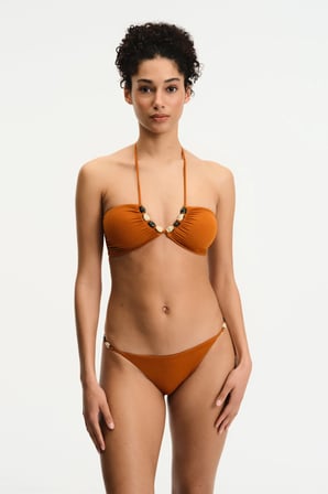 Karamel Kya Side Orta Bel Bikini Altı