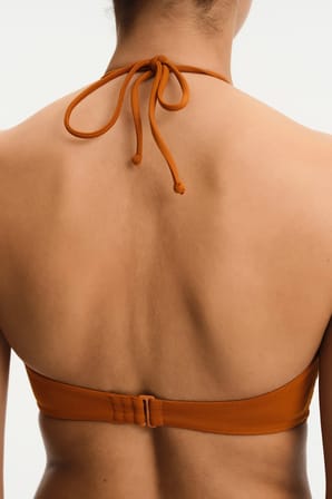 Karamel Kya Bandeau Bikini Üstü