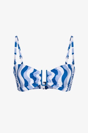 Renkli Gloria Straplez Bikini Üstü