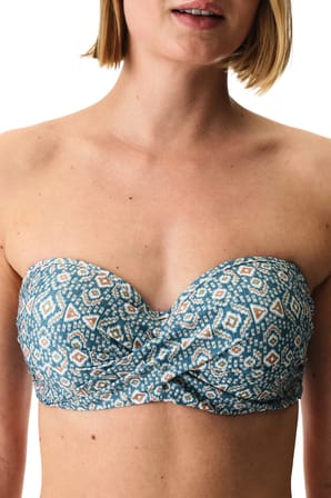 Beatriz Beauty Form Etnik Desenli Bikini Üstü