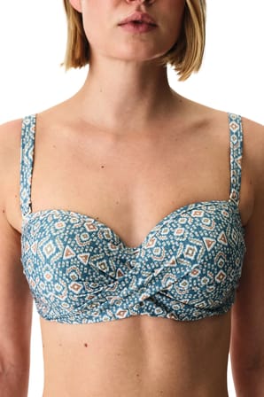 Beatriz Beauty Form Etnik Desenli Bikini Üstü